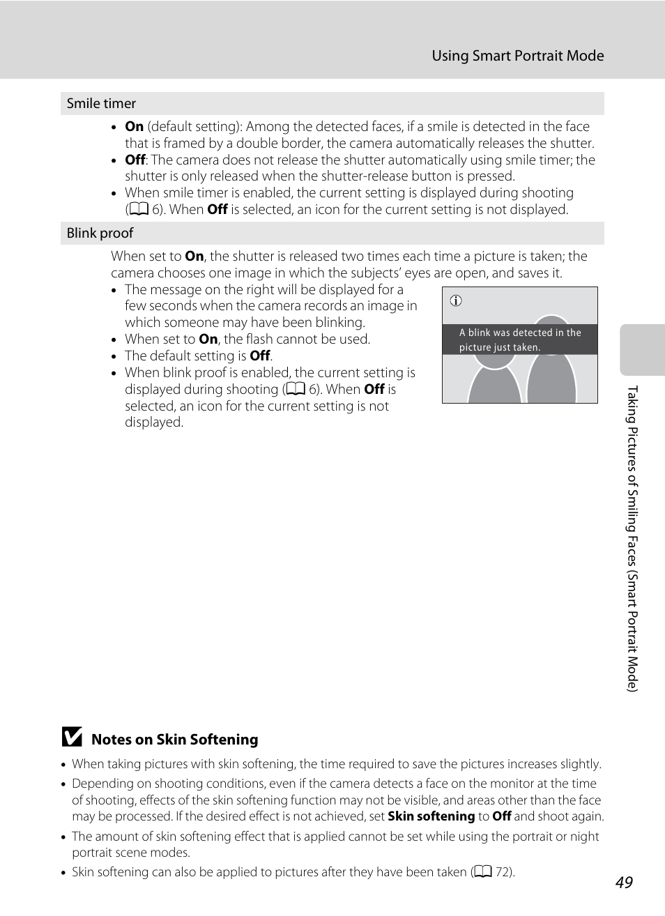 A 49) | Nikon S570 User Manual | Page 61 / 172