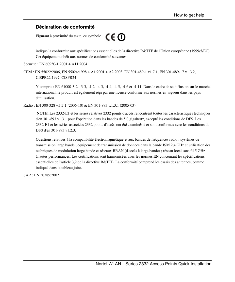 Nortel Networks 2332 User Manual | Page 21 / 102