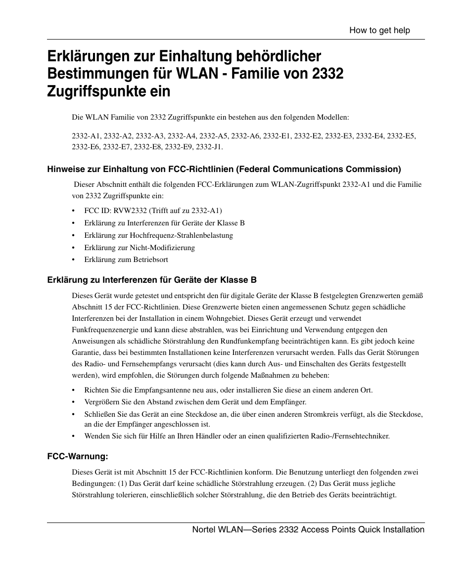 Nortel Networks 2332 User Manual | Page 31 / 102