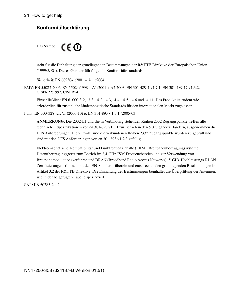 Nortel Networks 2332 User Manual | Page 34 / 102