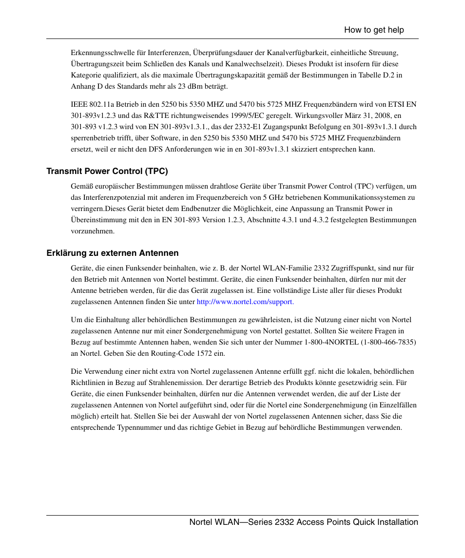 Nortel Networks 2332 User Manual | Page 39 / 102