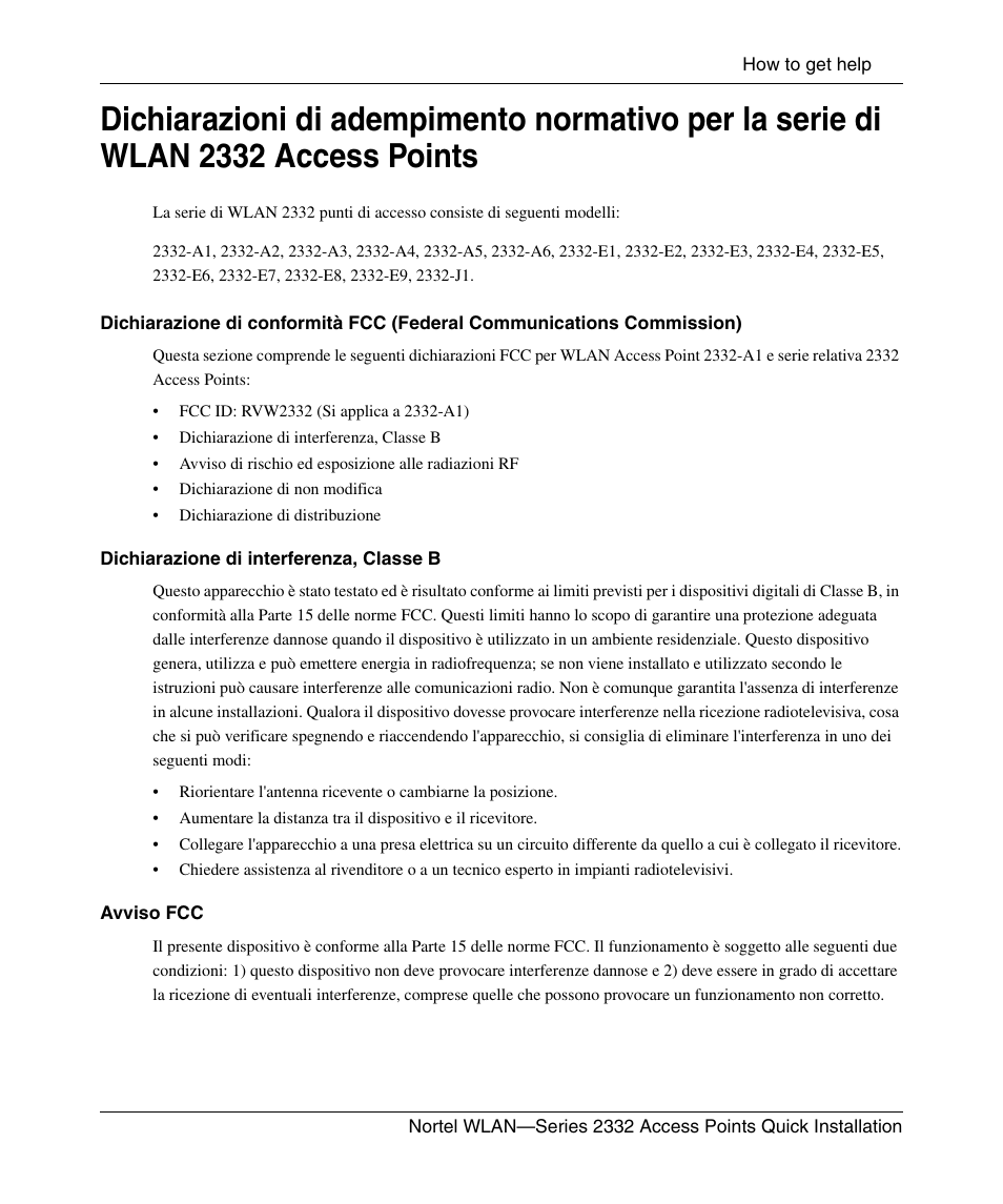 Nortel Networks 2332 User Manual | Page 43 / 102