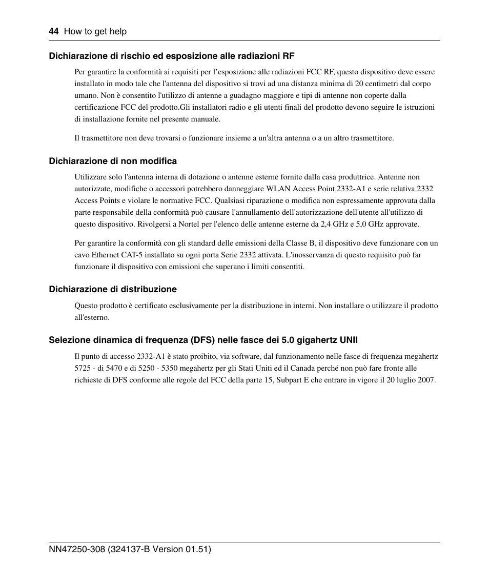 Nortel Networks 2332 User Manual | Page 44 / 102
