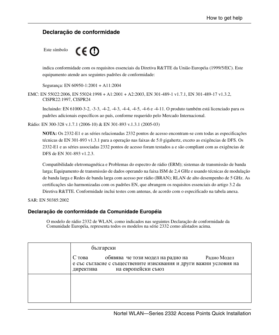 Nortel Networks 2332 User Manual | Page 57 / 102