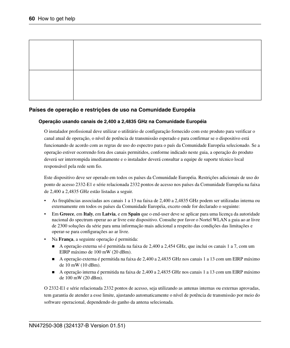 Nortel Networks 2332 User Manual | Page 60 / 102