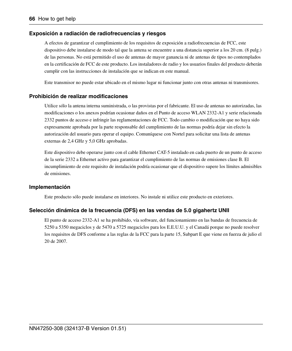 Nortel Networks 2332 User Manual | Page 66 / 102