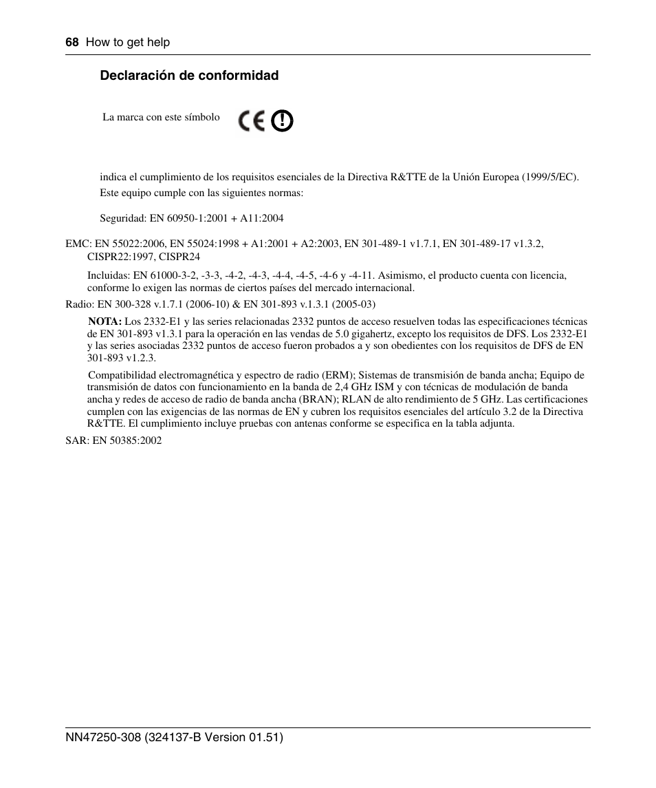 Nortel Networks 2332 User Manual | Page 68 / 102