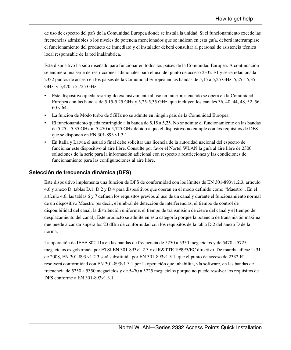 Nortel Networks 2332 User Manual | Page 73 / 102