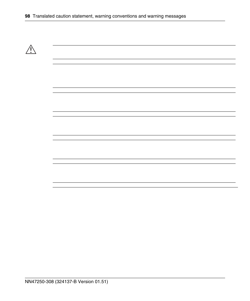 Nortel Networks 2332 User Manual | Page 98 / 102