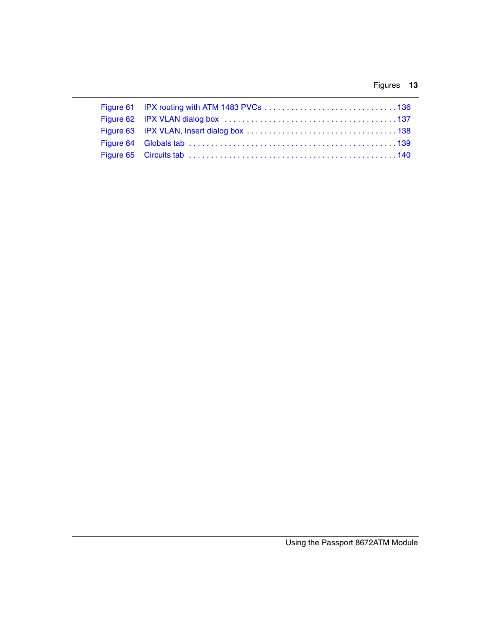 Nortel Networks Passport Module 8672A User Manual | Page 13 / 152