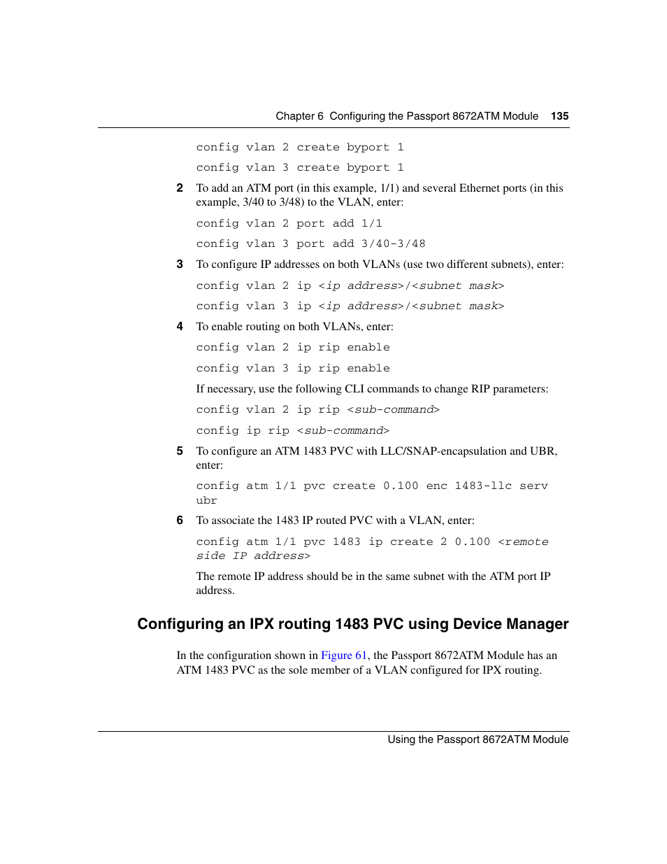 Nortel Networks Passport Module 8672A User Manual | Page 135 / 152