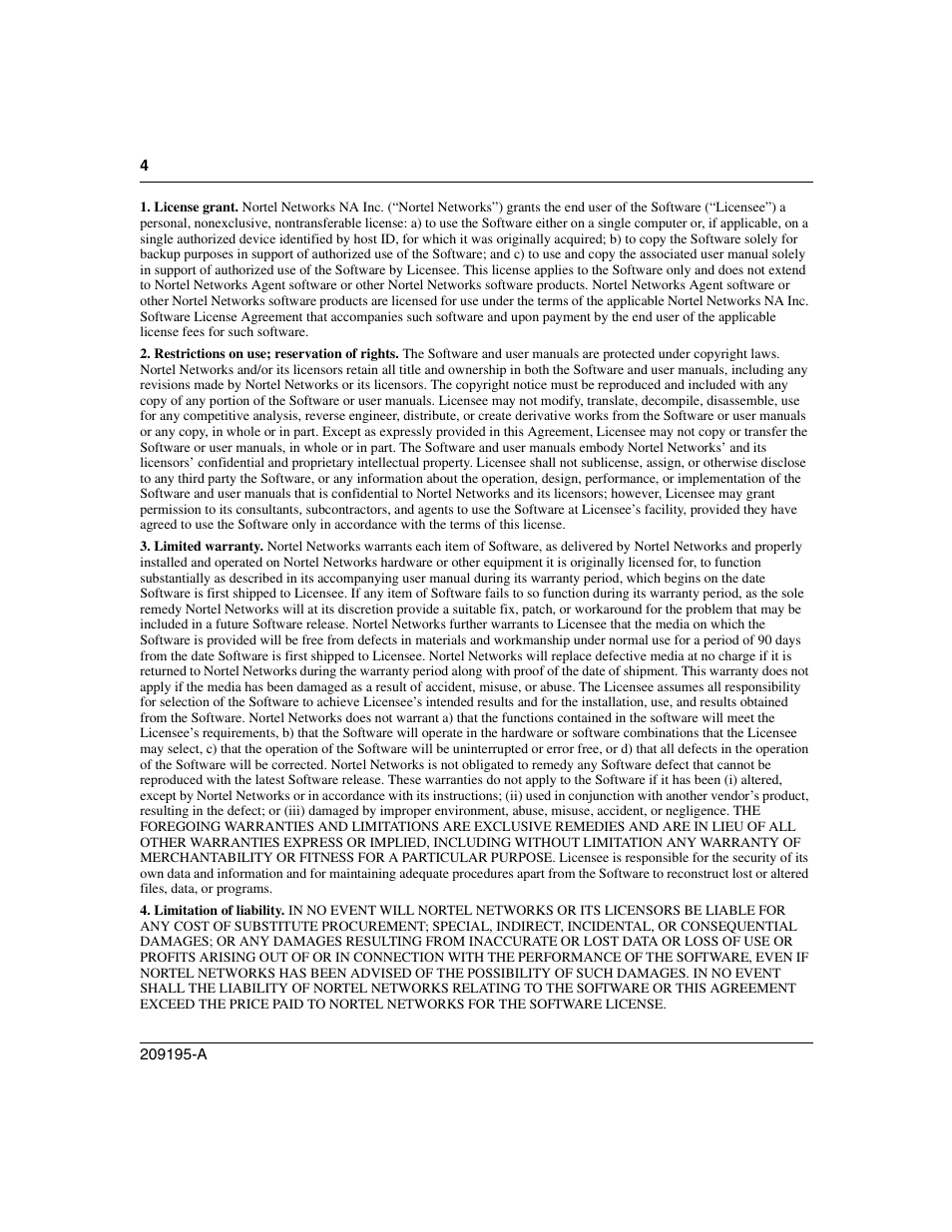 Nortel Networks Passport Module 8672A User Manual | Page 4 / 152