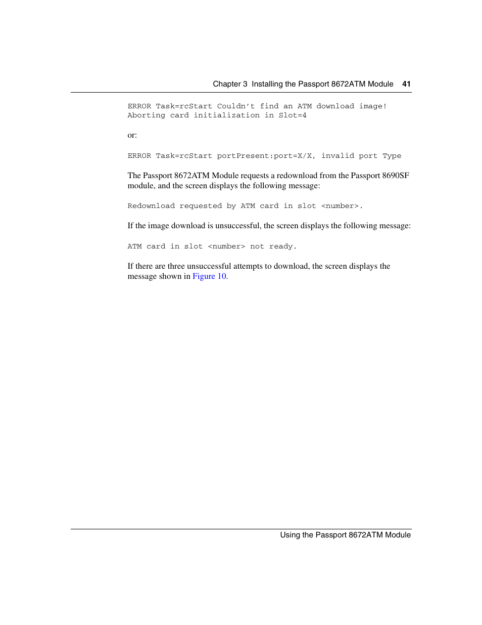 Nortel Networks Passport Module 8672A User Manual | Page 41 / 152