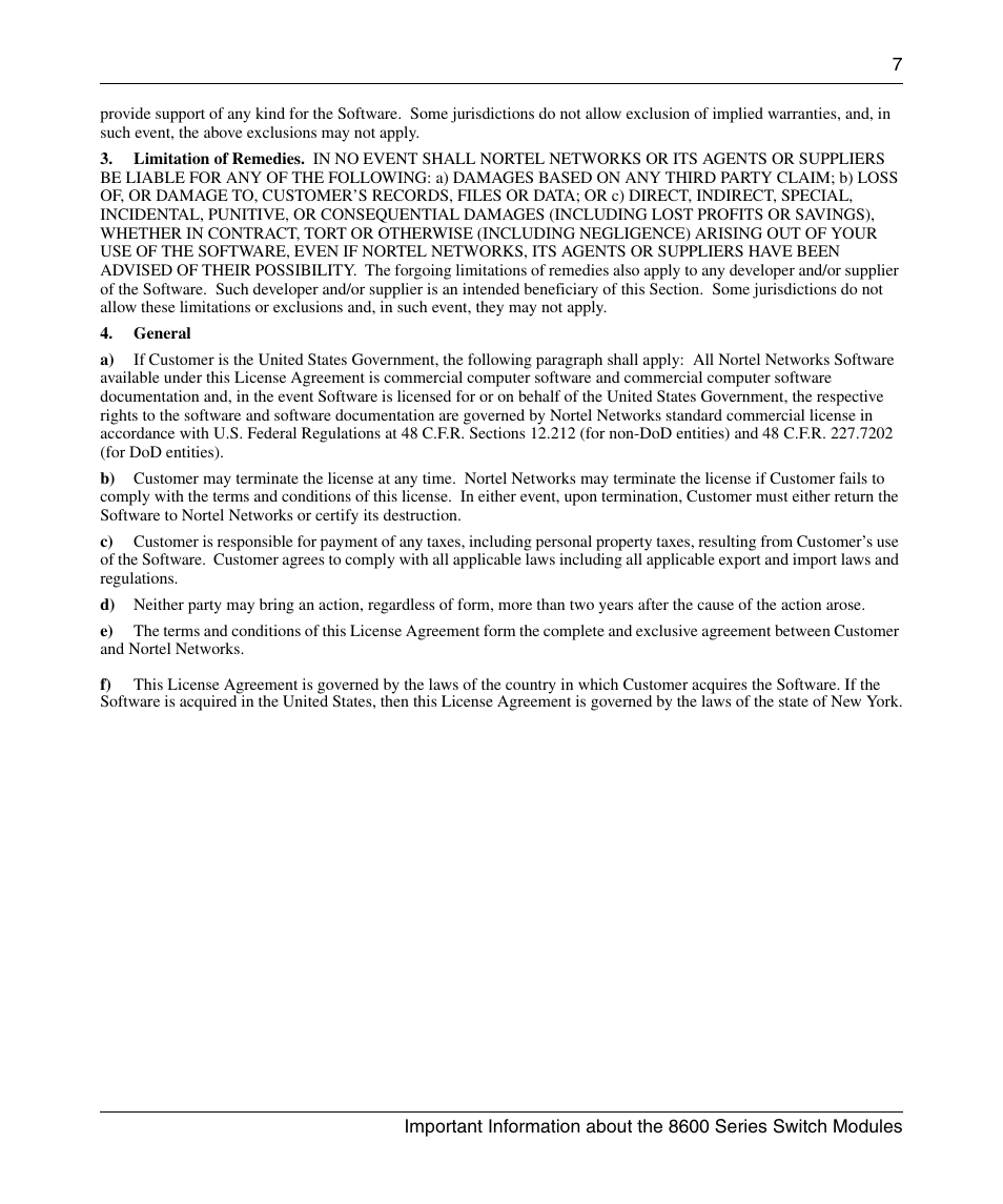 Nortel Networks 8600 User Manual | Page 7 / 24