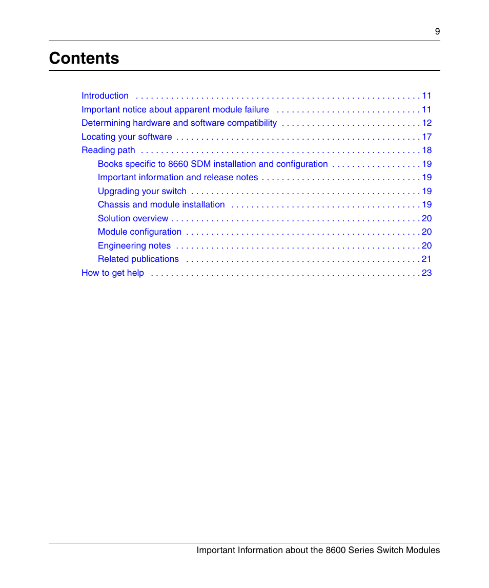 Nortel Networks 8600 User Manual | Page 9 / 24