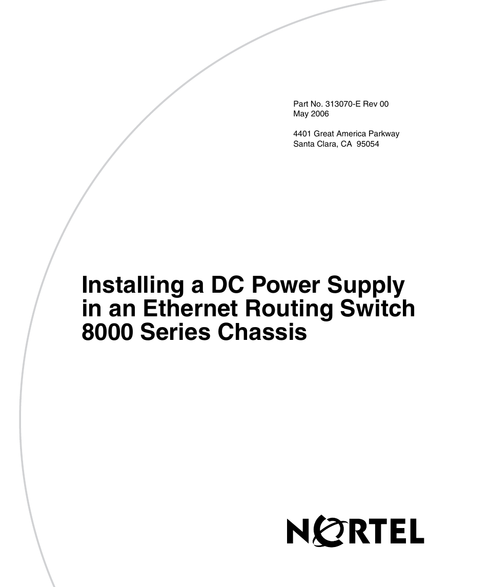 Nortel Networks 8000 Series User Manual | 60 pages