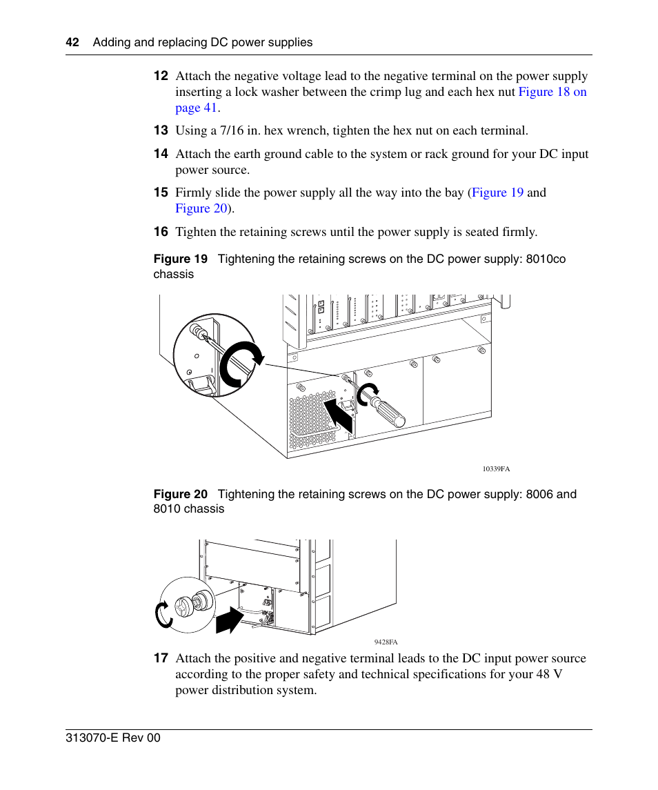 Figure 19, Figure 20 | Nortel Networks 8000 Series User Manual | Page 42 / 60