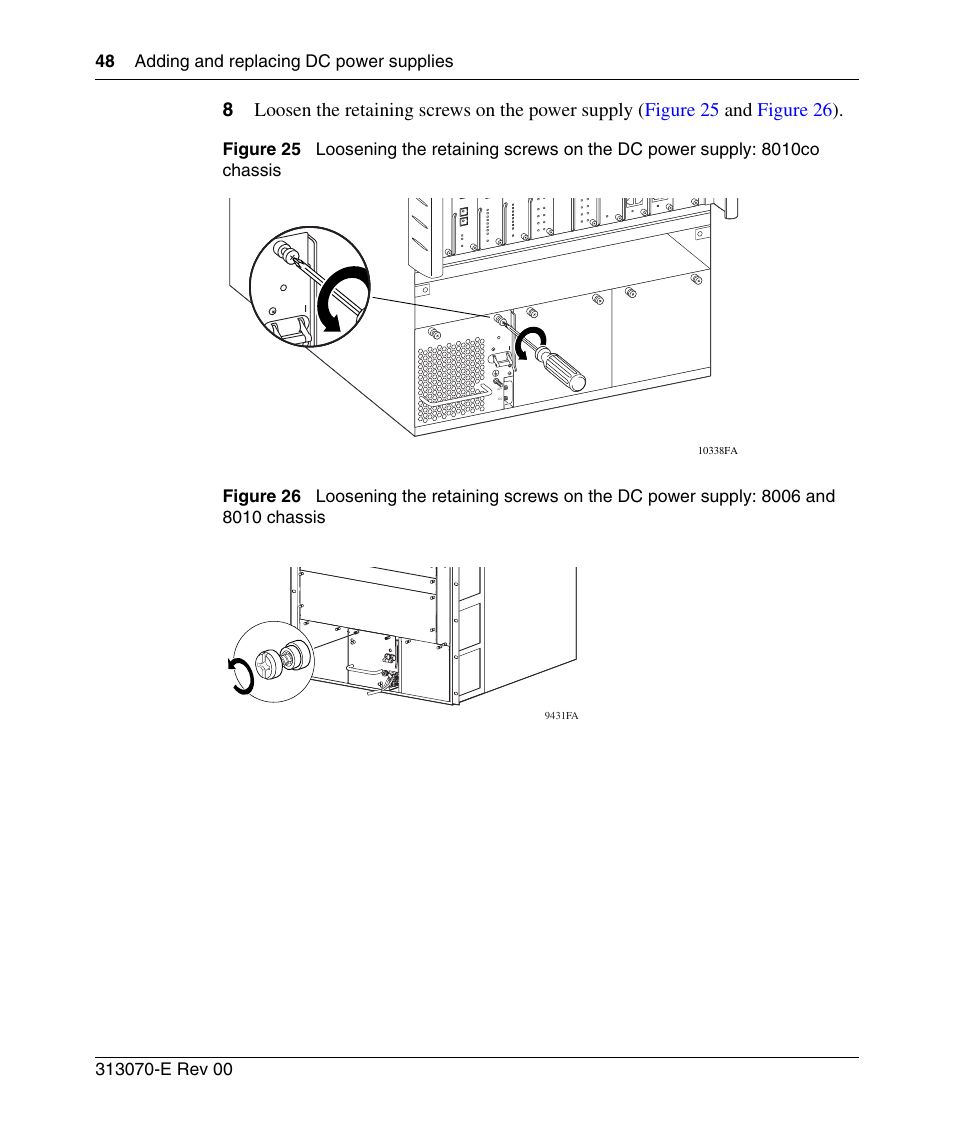 Figure 25, Figure 26 | Nortel Networks 8000 Series User Manual | Page 48 / 60