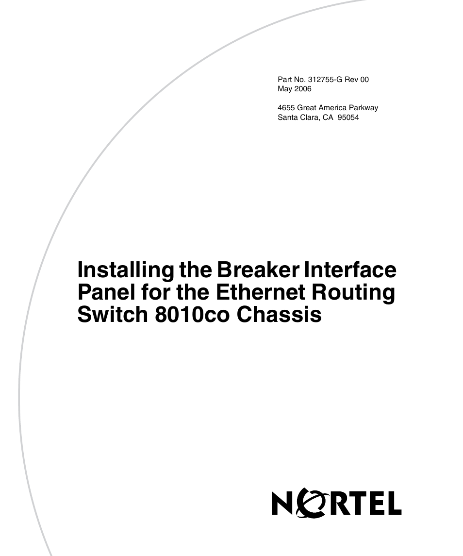 Nortel Networks 8010co User Manual | 82 pages