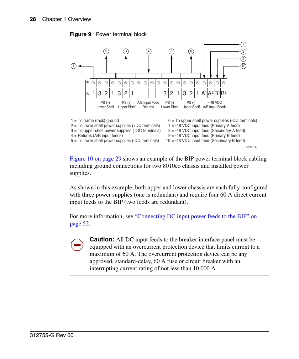 Figure 9, Power terminal block | Nortel Networks 8010co User Manual | Page 28 / 82