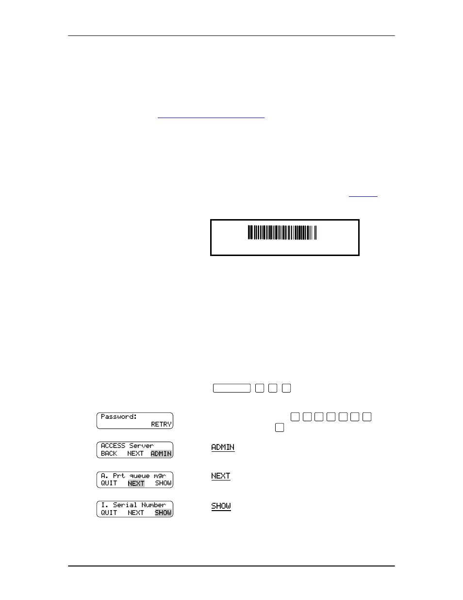 Verifying the number of voice channels requested, Press ƒ · ⁄ ﬁ, Press admin | Press next until the display shows | Nortel Networks Voice Mail User Manual | Page 8 / 14