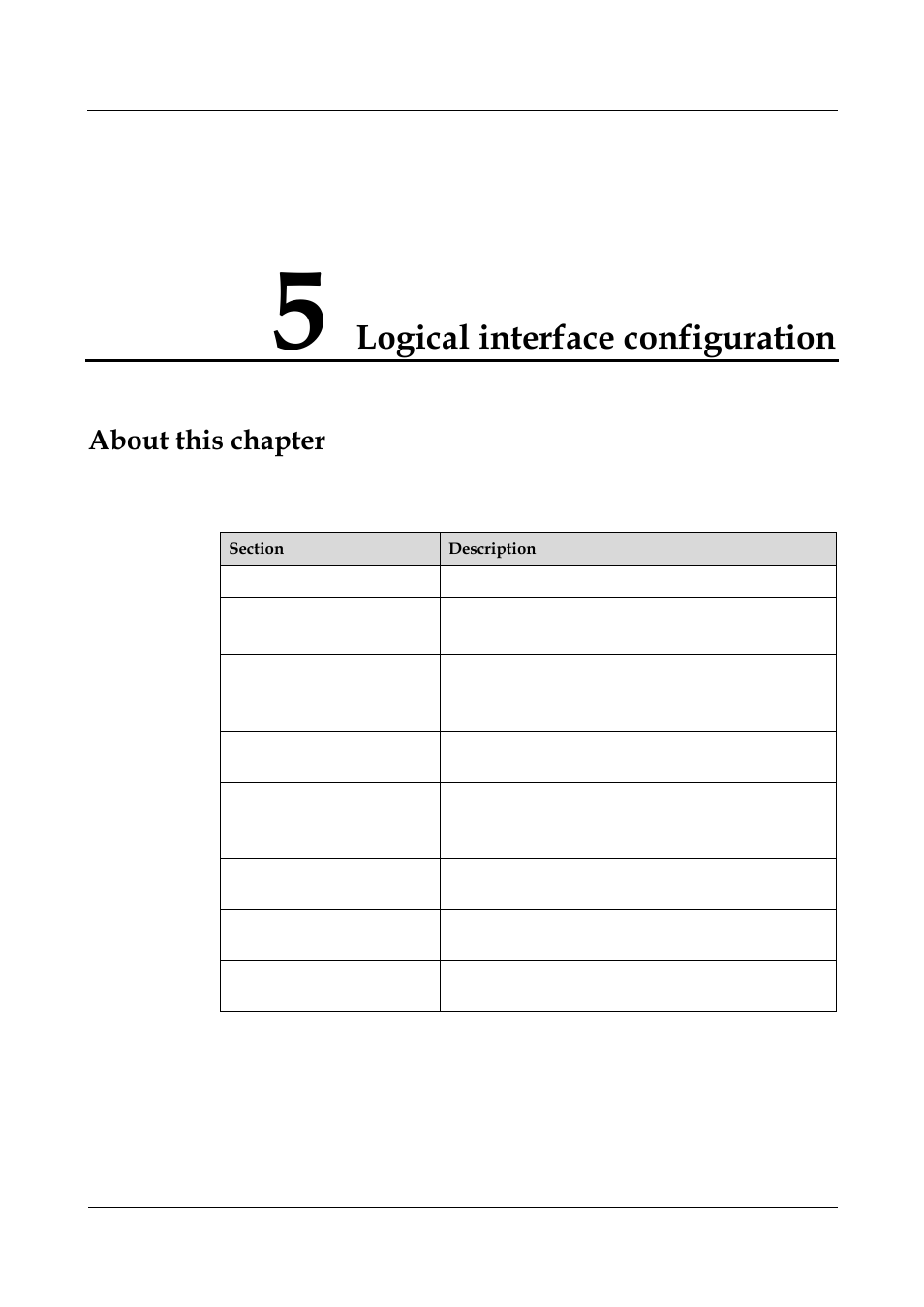 Logical interface configuration, About this chapter, 4 pos and cpos interface configuration -1 | Nortel Networks 8000 User Manual | Page 102 / 486