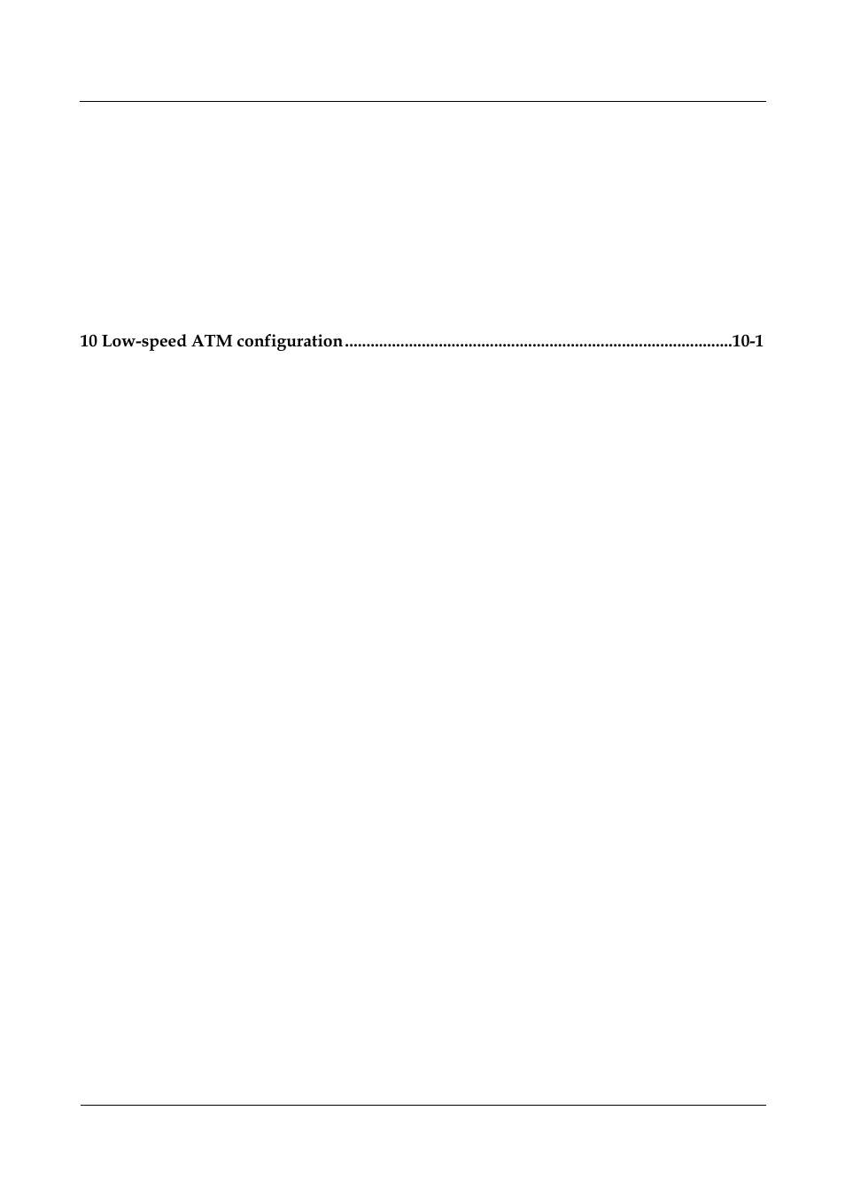 10 low-speed atm configuration -1 | Nortel Networks 8000 User Manual | Page 13 / 486