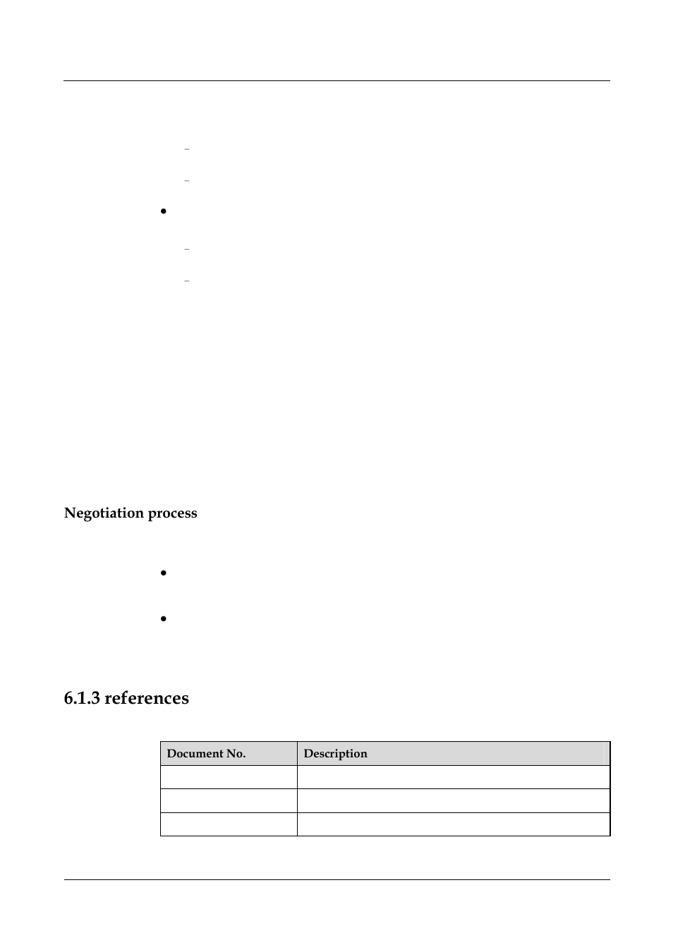 Negotiation process, 3 references, 3 references -6 | Nortel Networks 8000 User Manual | Page 132 / 486