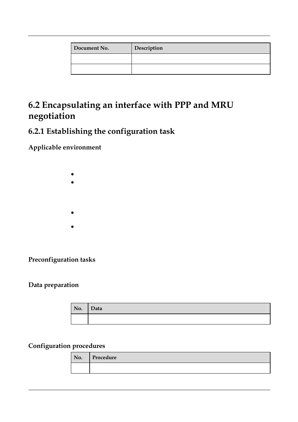 1 establishing the configuration task, Applicable environment, Preconfiguration tasks | Data preparation, Configuration procedures, 1 establishing the configuration task -4, 1 introduction | Nortel Networks 8000 User Manual | Page 133 / 486