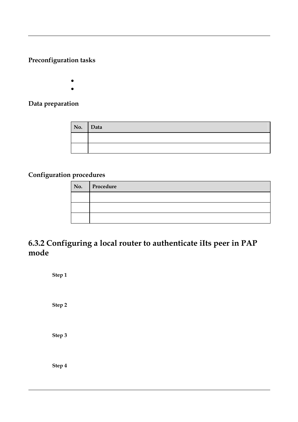 Preconfiguration tasks, Data preparation, Configuration procedures | Nortel Networks 8000 User Manual | Page 136 / 486