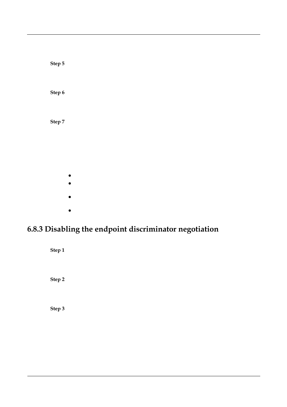 3 disabling the endpoint discriminator negotiation | Nortel Networks 8000 User Manual | Page 162 / 486