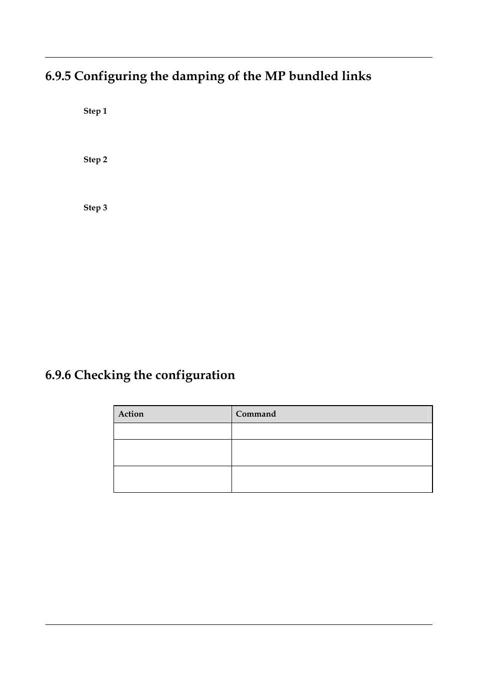 5 configuring the damping of the mp bundled links, 6 checking the configuration, 4 checking the configuration -11 | Nortel Networks 8000 User Manual | Page 167 / 486