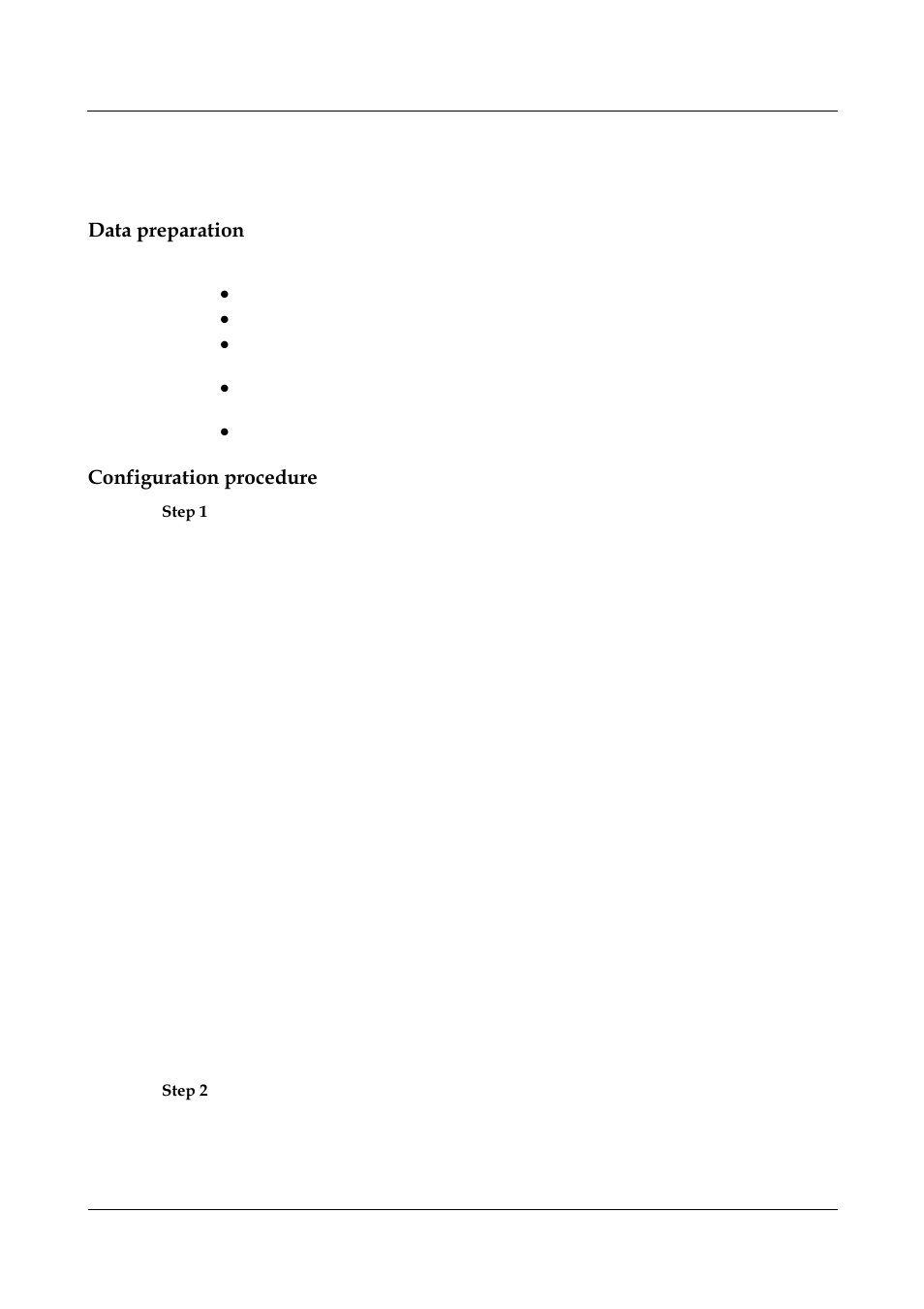 Data preparation, Configuration procedure | Nortel Networks 8000 User Manual | Page 189 / 486