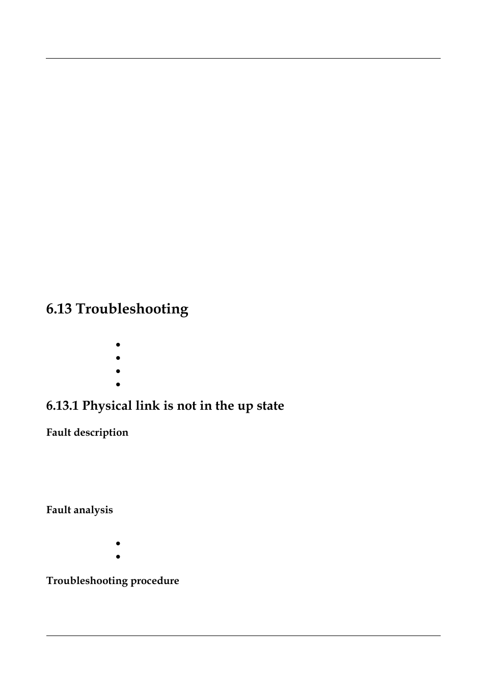 13 troubleshooting, 1 physical link is not in the up state, Fault description | Fault analysis, Troubleshooting procedure, 13 troubleshooting -68, 1 physical link is not in the up state -68, 11 maintaining ppp and mp | Nortel Networks 8000 User Manual | Page 194 / 486