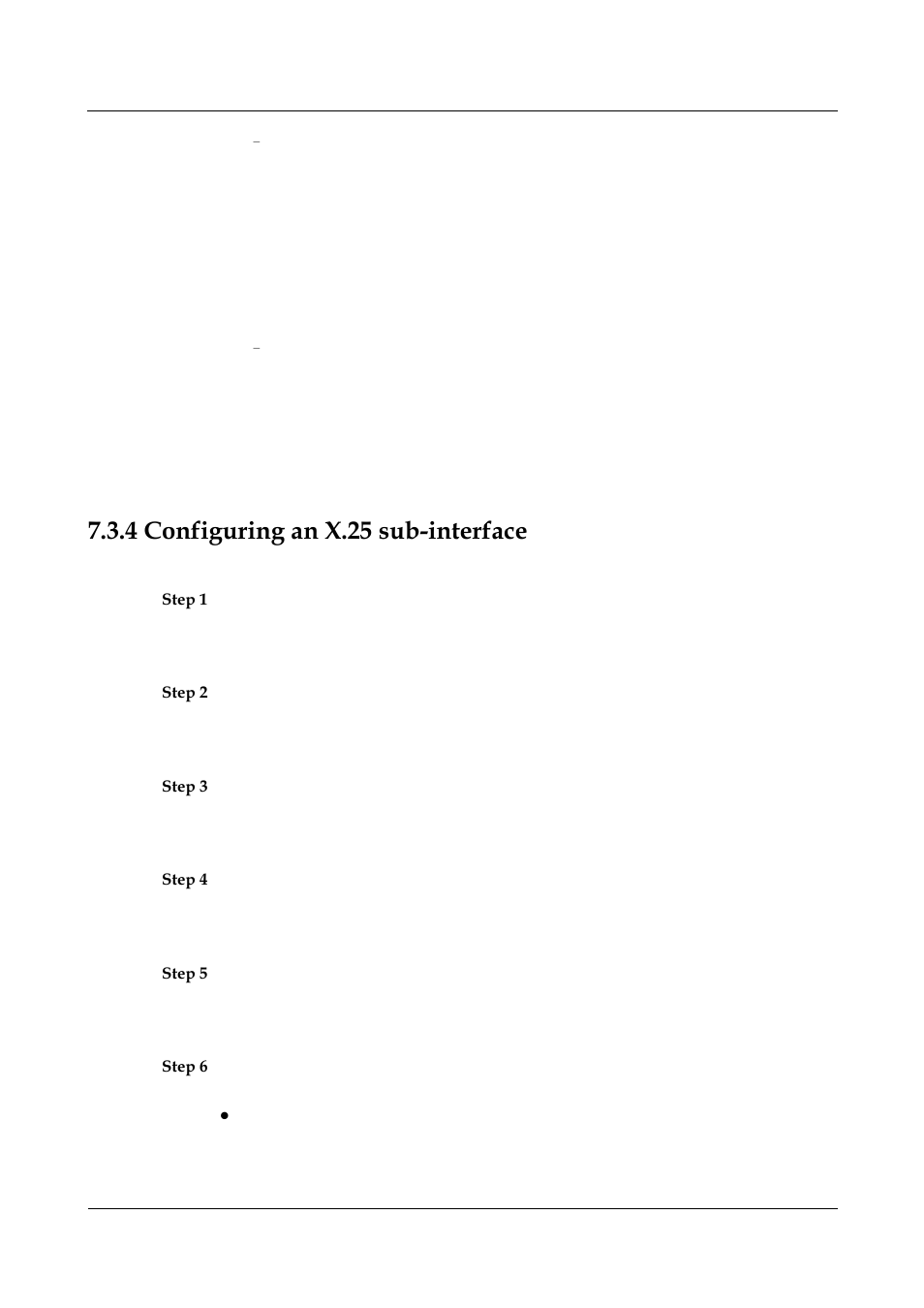 Configuring an x.25 sub-interface, 4 configuring an x.25 sub-interface | Nortel Networks 8000 User Manual | Page 224 / 486