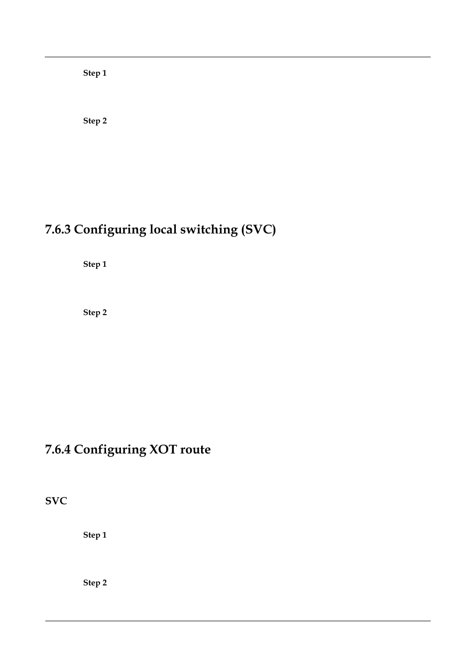 3 configuring local switching (svc), 4 configuring xot route, 3 configuring local switching (svc) -35 | 4 configuring xot route -35 | Nortel Networks 8000 User Manual | Page 238 / 486