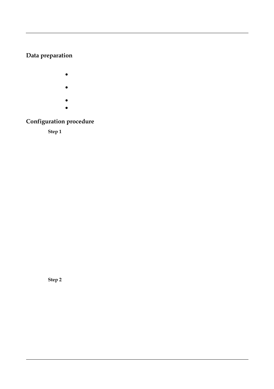 Data preparation, Configuration procedure | Nortel Networks 8000 User Manual | Page 245 / 486