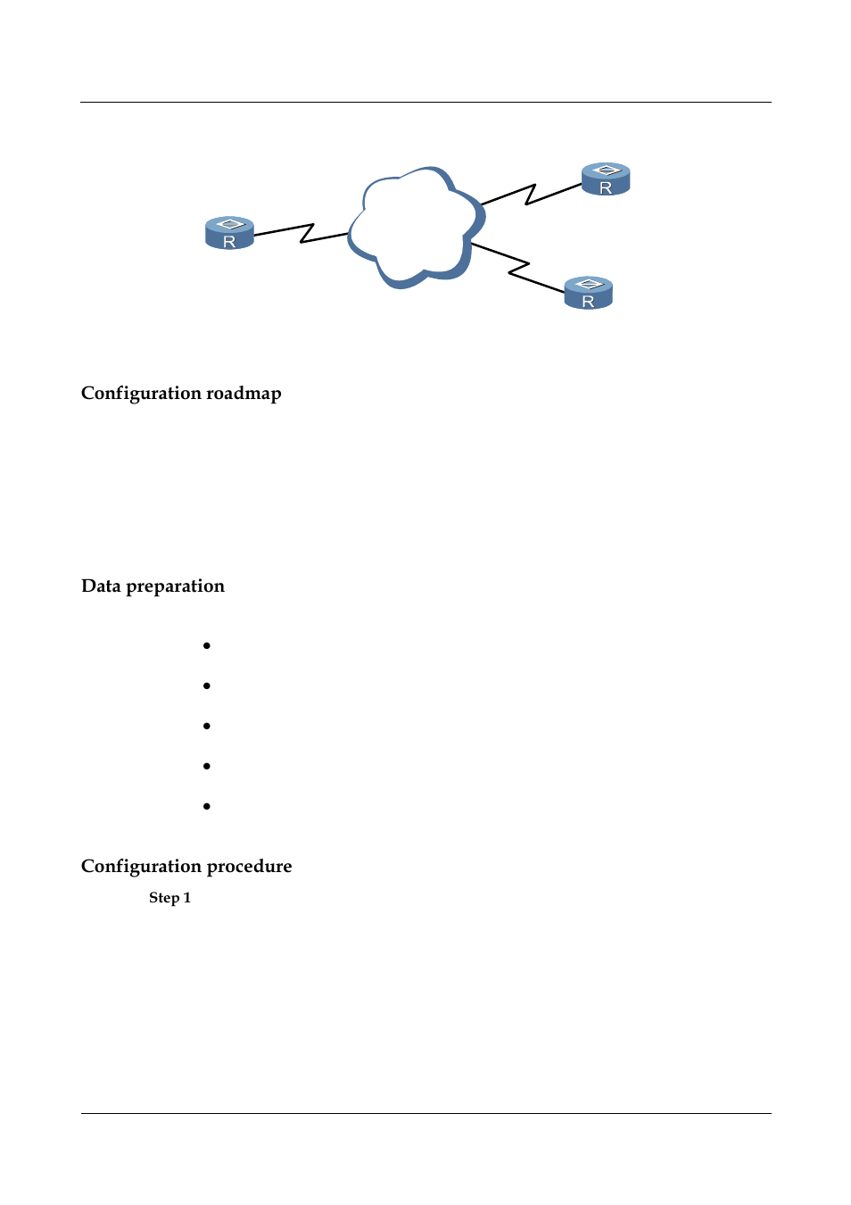 Configuration roadmap, Data preparation, Configuration procedure | Nortel Networks 8000 User Manual | Page 248 / 486