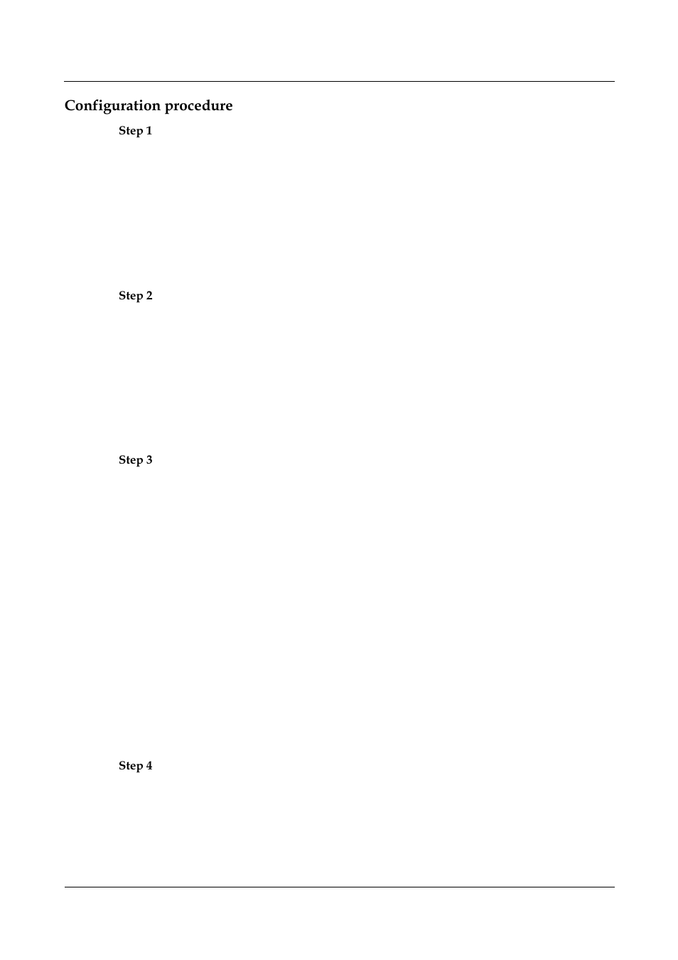 Configuration procedure | Nortel Networks 8000 User Manual | Page 261 / 486