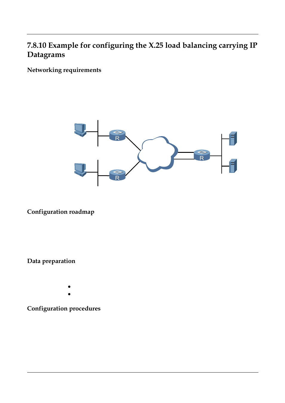 Networking requirements, Configuration roadmap, Data preparation | Configuration procedures | Nortel Networks 8000 User Manual | Page 272 / 486