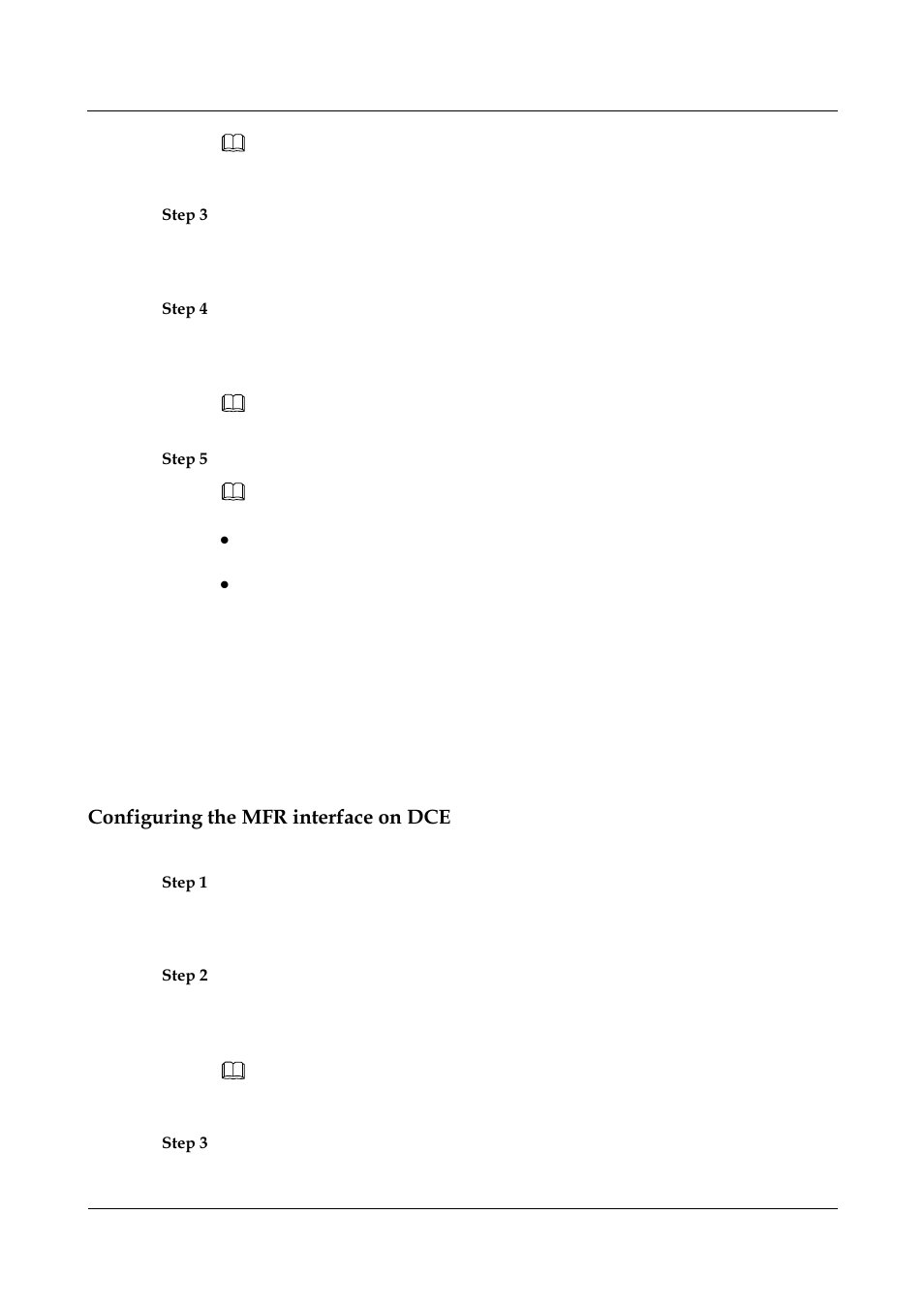 Configuring the mfr interface on dce | Nortel Networks 8000 User Manual | Page 308 / 486