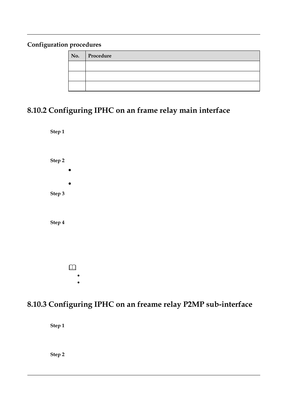 Configuration procedures | Nortel Networks 8000 User Manual | Page 327 / 486