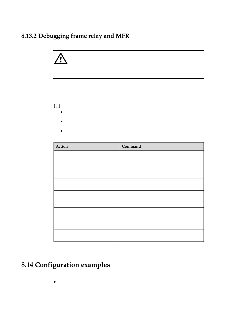 2 debugging frame relay and mfr, 14 configuration examples, 8 configuration examples -38 | 2 debugging frame relay and mfr -45, 11 configuring mfr bundle | Nortel Networks 8000 User Manual | Page 335 / 486