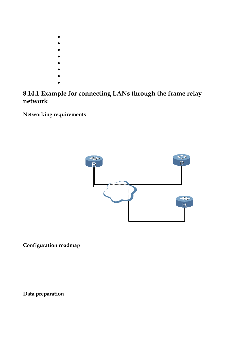 Networking requirements, Configuration roadmap, Data preparation | Nortel Networks 8000 User Manual | Page 336 / 486