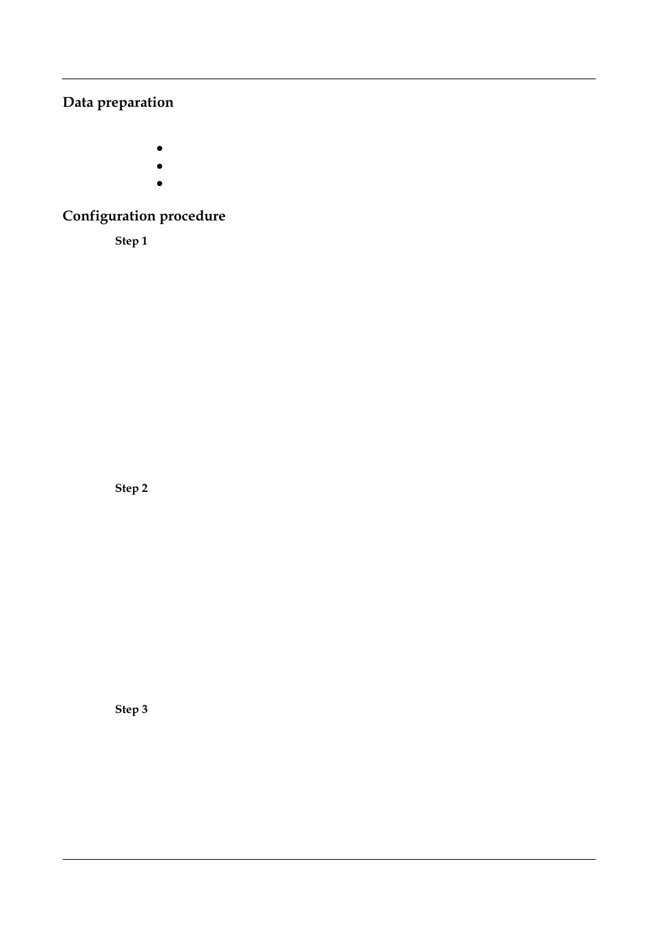 Data preparation, Configuration procedure | Nortel Networks 8000 User Manual | Page 340 / 486