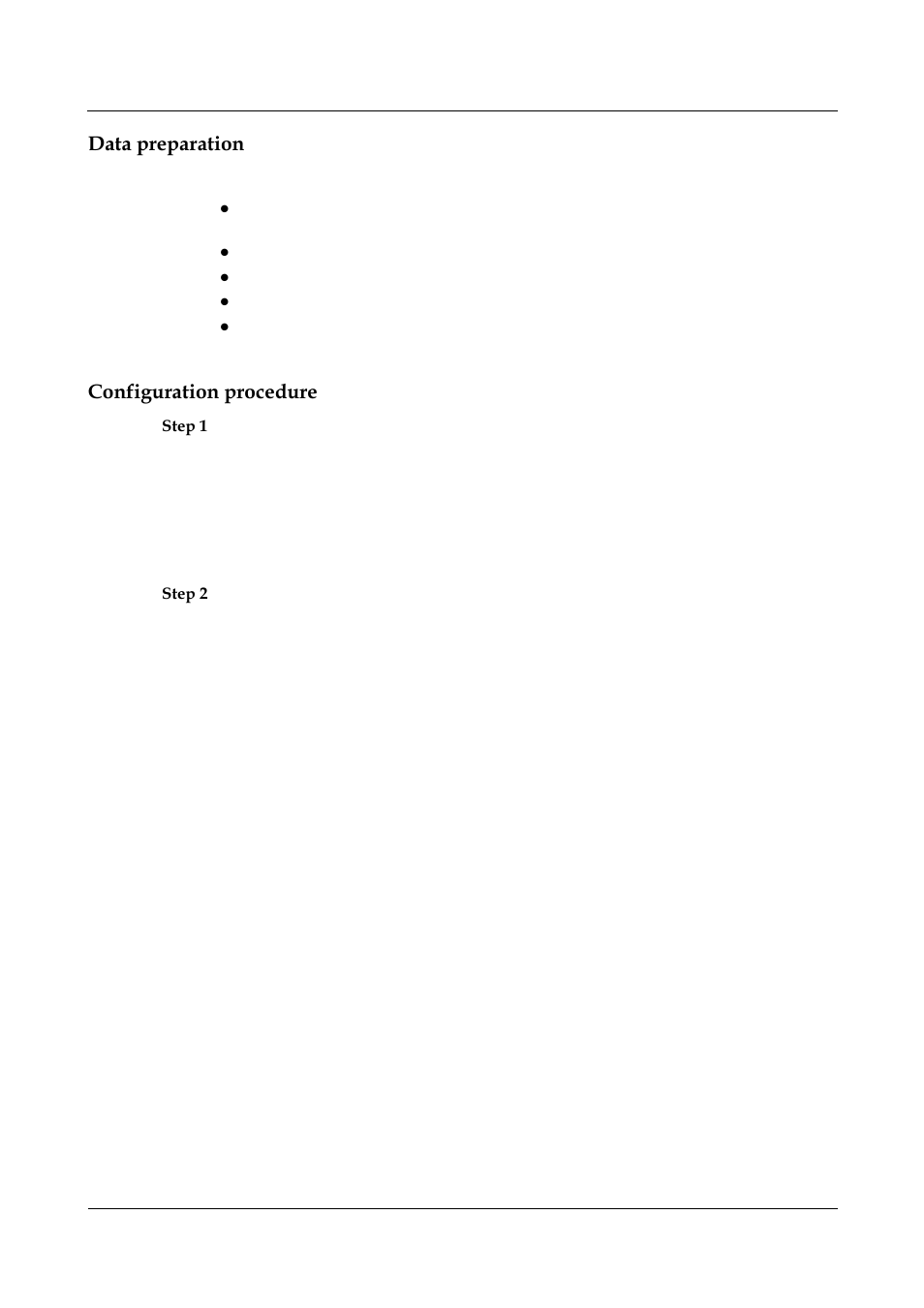 Data preparation, Configuration procedure | Nortel Networks 8000 User Manual | Page 352 / 486