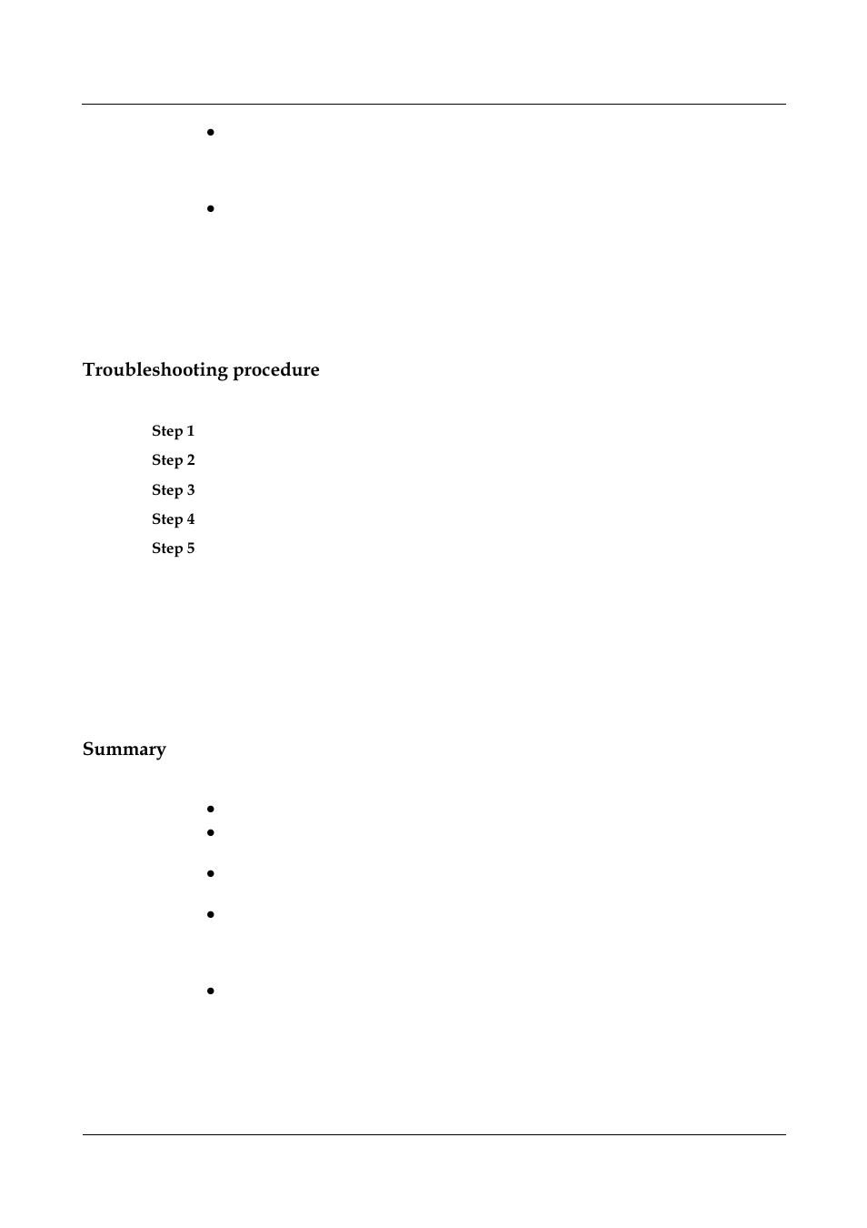 Troubleshooting procedure, Summary | Nortel Networks 8000 User Manual | Page 367 / 486