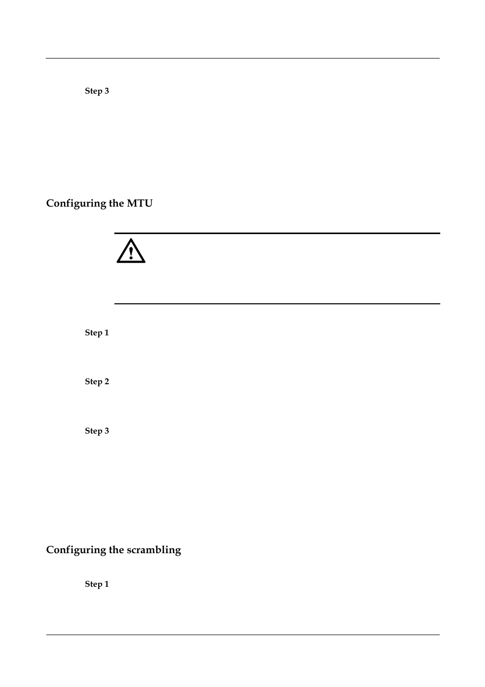 Configuring the mtu, Configuring the scrambling, 8 configuring the mtu -7 | Nortel Networks 8000 User Manual | Page 397 / 486