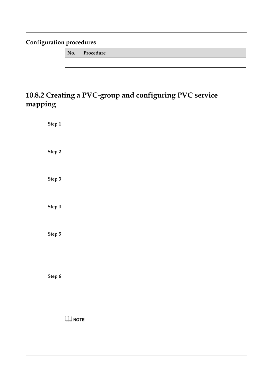Configuration procedures | Nortel Networks 8000 User Manual | Page 413 / 486