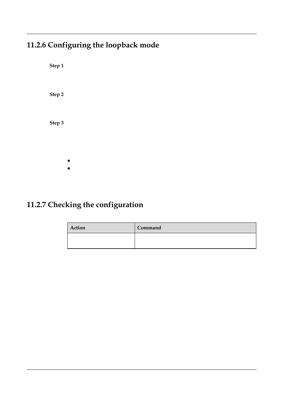 6 configuring the loopback mode, 7 checking the configuration, 3 checking the configuration -19 | 5 configuring the loopback mode -12, Configuring the loopback mode, Checking the configuration | Nortel Networks 8000 User Manual | Page 451 / 486